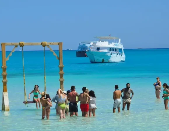 Orange bay island Egypt