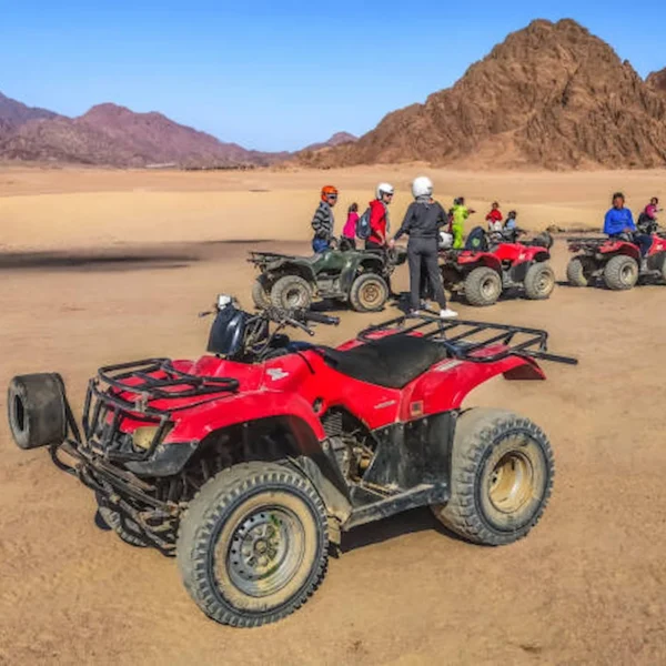 Quad Bike Hurghada: 55km Desert Safari, Camel Ride & BBQ Dinner