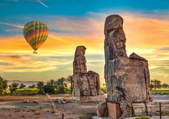 Ab Hurghada: Luxor Tagesausflug inklusive Ballonfahrt