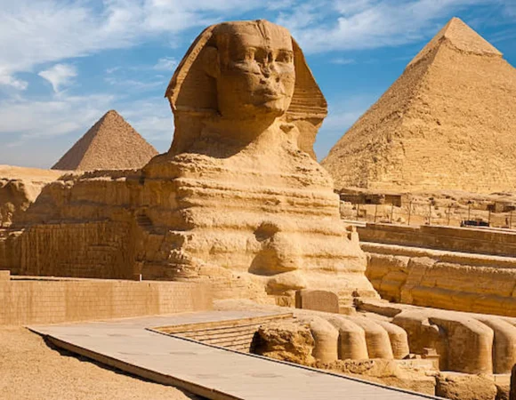 Giza Pyramids half trip tour