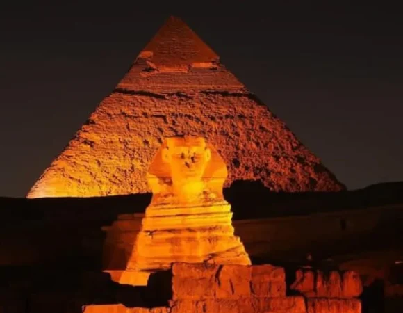 Mesmerizing Sound and Light Show at the Pyramids of Giza