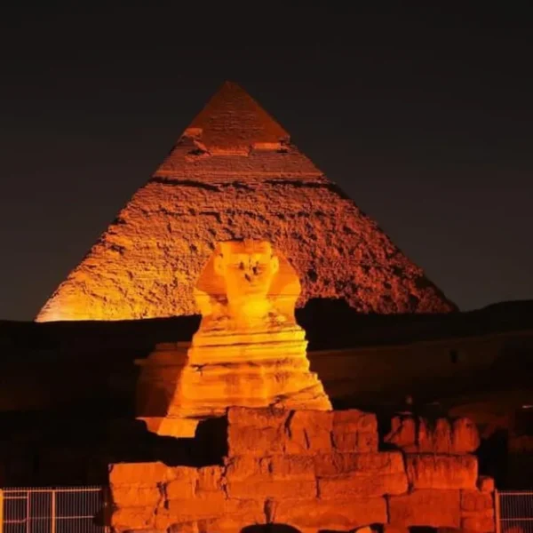 Mesmerizing Sound and Light Show at the Pyramids of Giza