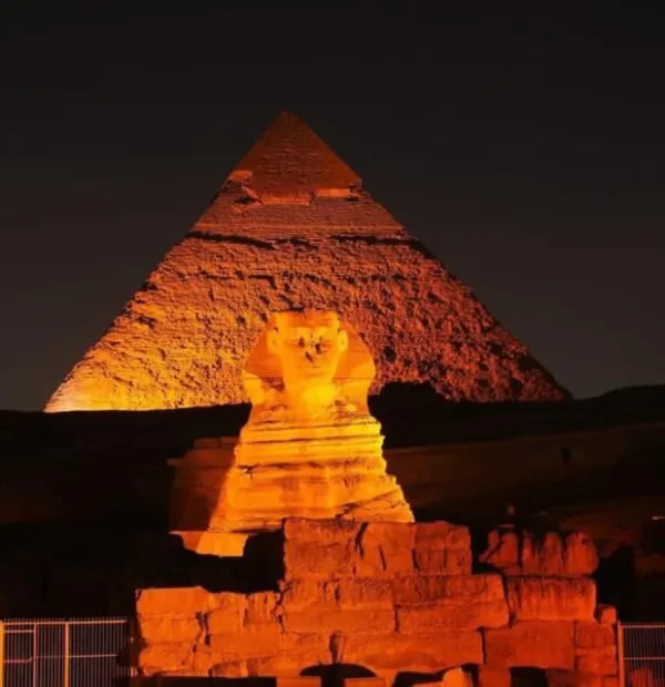Mesmerizing Sound and Light Show at the Pyramids of Giza