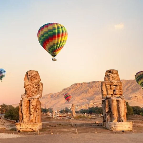 Hot Air Balloon Ride Luxor Egypt with Hotel Pickup