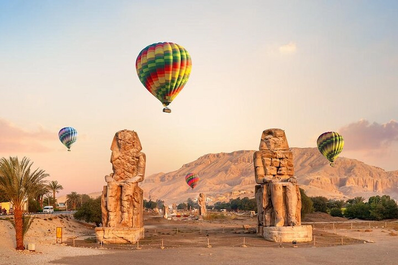 Hot Air Balloon Ride Luxor Egypt with Hotel Pickup