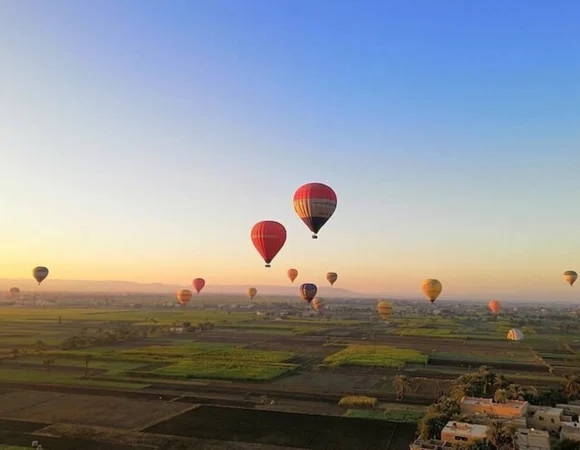 Hot Air Balloon Ride Luxor Egypt