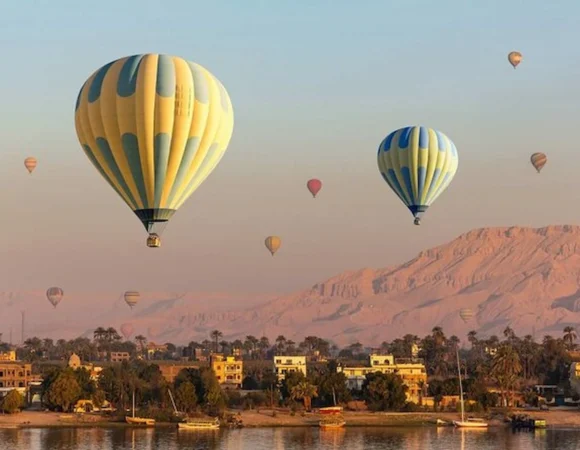 Hot Air Balloon Ride Luxor Egypt