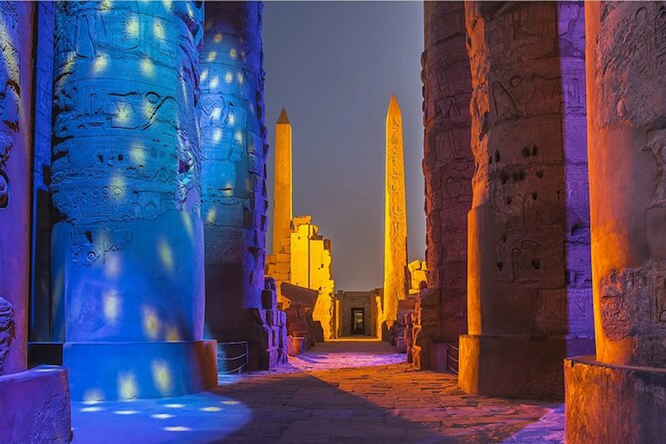 Sound and Light Show Karnak from Luxor