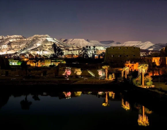 Sound and Light Show Karnak from Luxor