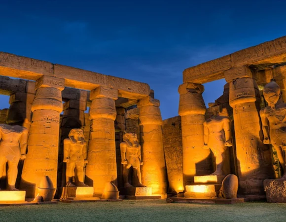 Sound and Light Show Karnak from Luxor