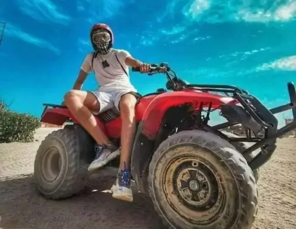 Quad Bike Hurghada: 55km Desert Safari, Camel Ride & BBQ Dinner