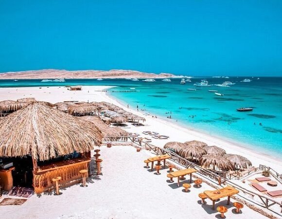 Exclusive Eden Island Hurghada: Luxury Island Day & Snorkeling Trip