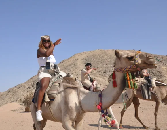 camel ride in Hurghada Egypt